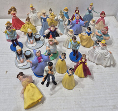 Large Lot of Various Disney Character PVC Figures Toys Princess Princesses Movie