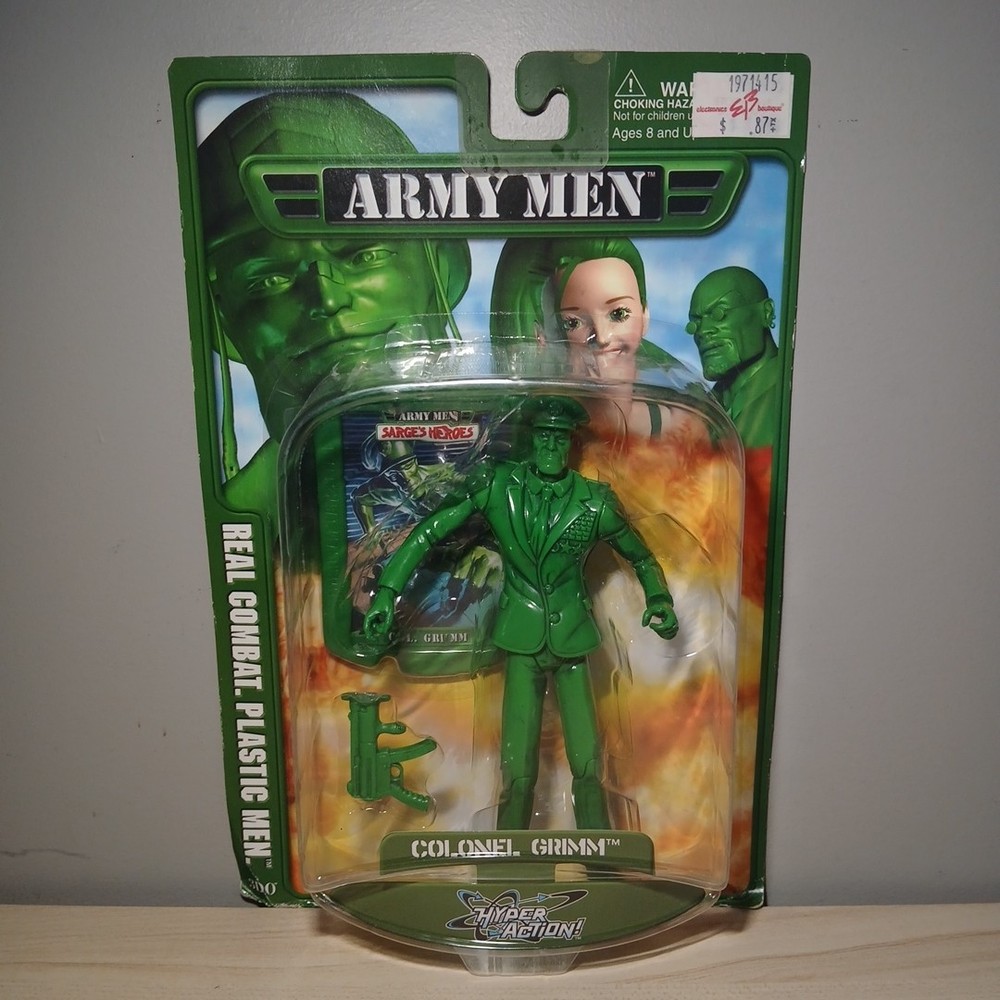 N64 Army Men Sarge’s Heroes Colonel Grimm RARE Video Game Figure