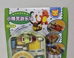 Vintage Pokemon Pocket Monsters Playset Charmander & Eevee Japanese ☆ New / Read