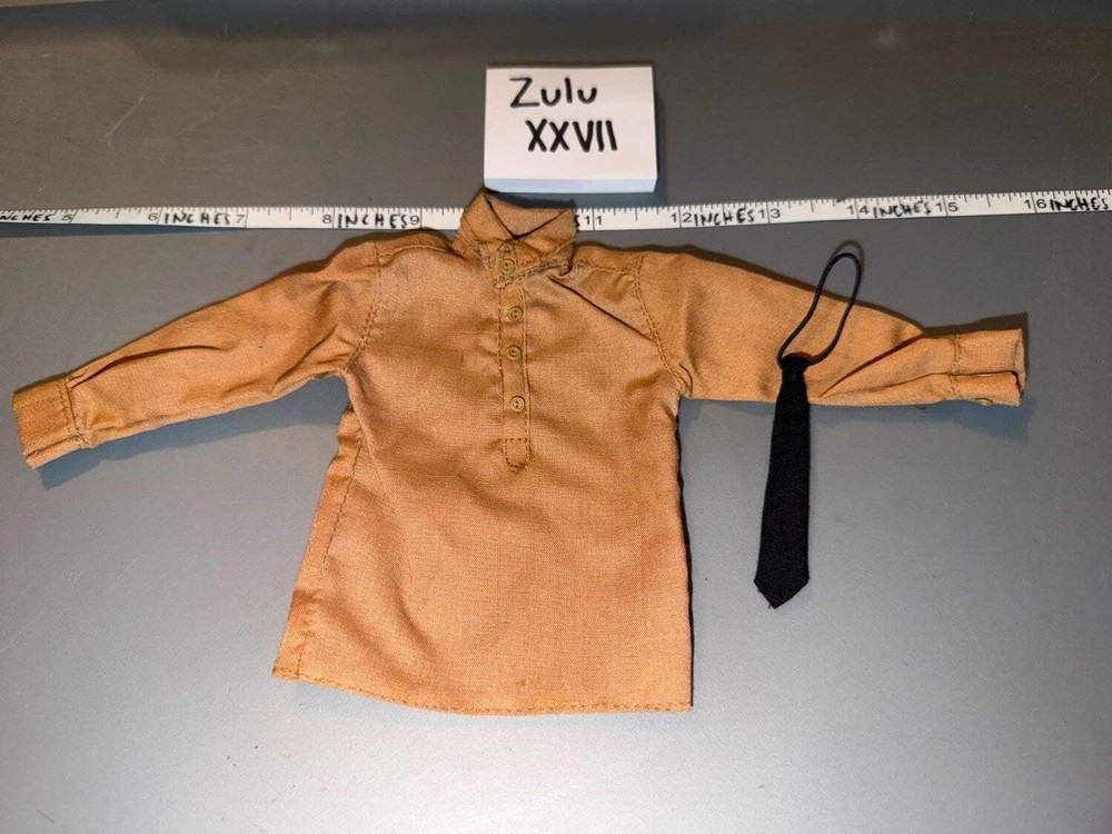 1/6 Scale WWII German Tan Shirt and Tie