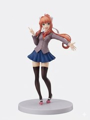 18CM Anime Doki Doki Literature Club Monika Action Figure Model Toy Collection