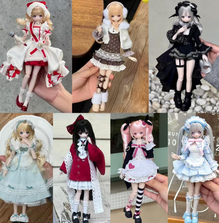 Pre-Sale Saturday Girls Cutie 20.1cm/7.9In Bjd 1/6 Dressable Action Figure Gift
