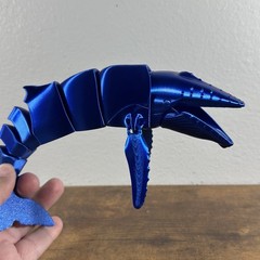 3D Printed Articulated 10″ Ocean Humpback Whale Fidget Sea Life