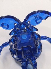 Bakugan Rubanoid Blue Aquos Translucent Gundalian Invaders DNA 620G READ!!!