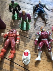 Lot Of 17 Die Cast & Plastic Super Heroes, Mixed Lot