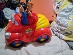 Vintage & Rare The Wiggles Big Red Car Hard Plastic and 4 Original Figures 2003
