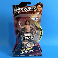 WWE Mattel Flex Force JOHN MORRISON Flip Kickin’ DVD Heroes 2010 NEW SEALED