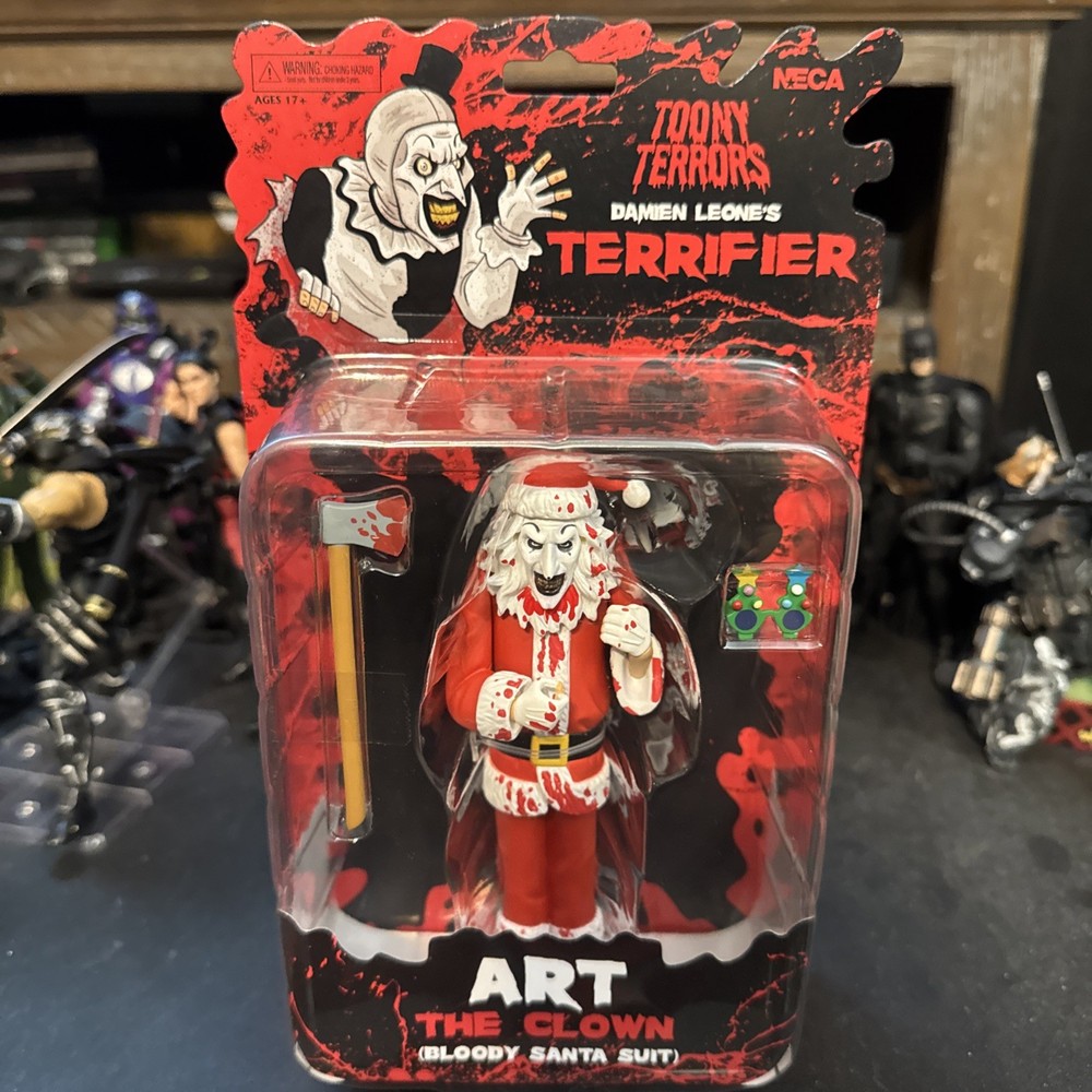 NECA Terrifier Art The Clown Bloody Santa Suit Toony Terrors
