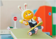 Kakao Friends Desk Figure Skateboard Little Ryan Interior Decor Doll Toy