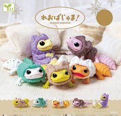 Cute Blind Box Leopard Lizard Pajamas Mini Figure 1 Random Capsule Toy Japan