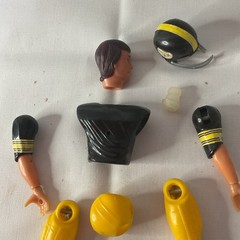 1977 NFL Action Team Mate Pro Sports Figure Pittsburgh Steelers Parts VTG