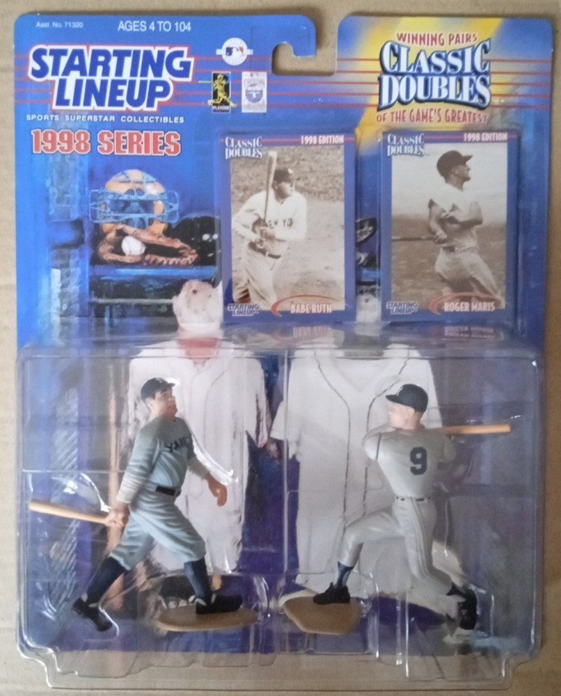 BABE RUTH/ROGER MARIS 1998 STARTING LINEUP CLASSIC DOUBLES NEW YORK YANKEES MLB