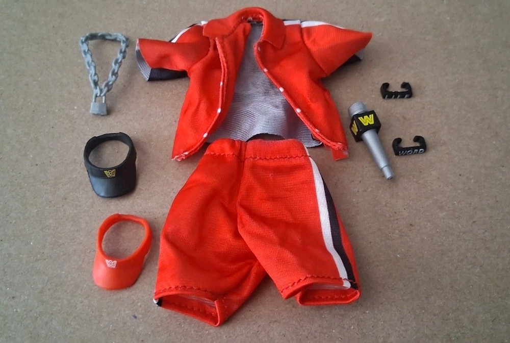 wwe elite john cena figure shirt and shorts Accessory Lot Fodder