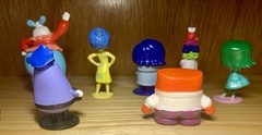 Inside Out 2 PVC Figures Lot (9) Jangles Bing Bong Joy Anger Disgust
