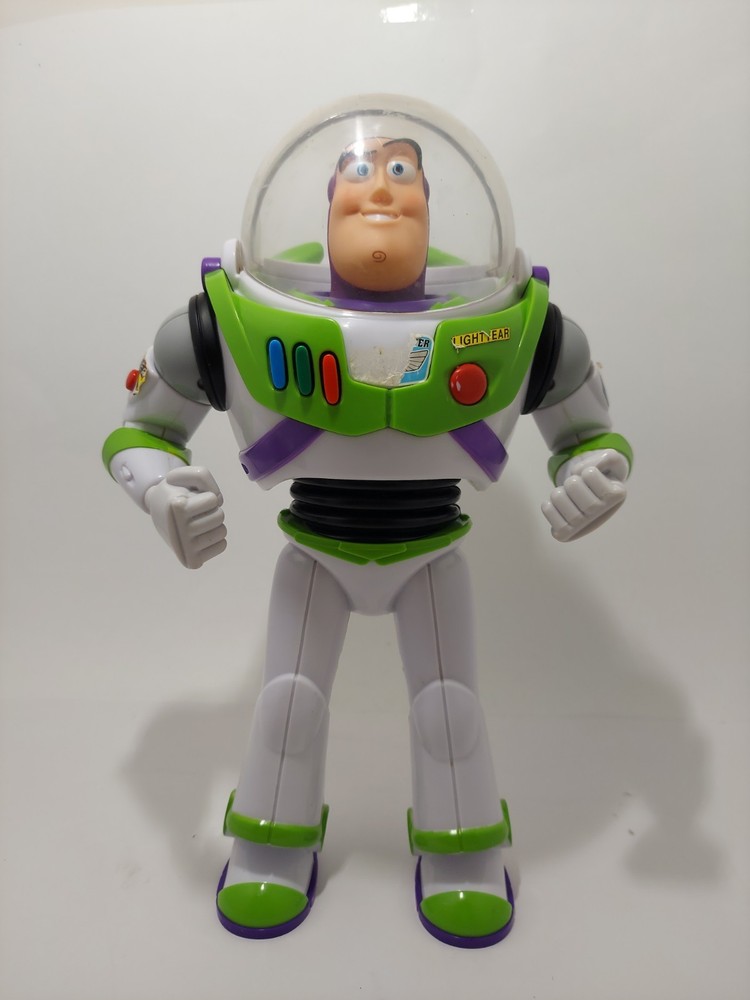 Toy Story Buzz Lightyear 12″ Talking Disney Pixar Working🟢DOESN’T HAVE WINGS🟢