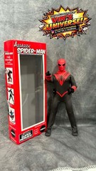 Custom 8″ Mego Scale SpiderMan Assassin Peter Parker Action Figure & Display Box