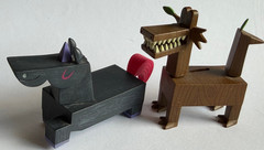 Kidrobot Amanda Visell Apocalypse Evil Poopicorn and Wood Dragon