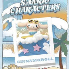 Miniso Sanrio Summer Surf Series Magnetic Fridge Magnet Confirmed Blind Box