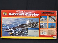 Vintage Kidz Fun U.S. UNIVERSAL AIRCRAFT CARRIER With Realistic Fighter