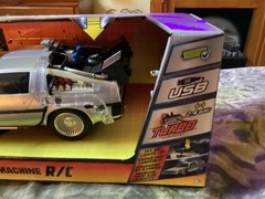 Hollywood Rides: Back to the Future DeLorean Time Machine RC (R/C) 1:16 Car 🆕