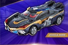 Metal Cardbot W GRAND BLUE LEON Dark Edition Blaion Blue Cop W Robot Blueleon