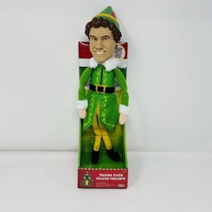 Buddy the Elf Movie Talking Plush with 15 Phrases 14″ Tall Will Farrell Pull New
