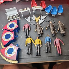 Star Trek Movie Galaxy Collection 8 Figure Lot 2009 Playmates Kirk Spock Sulu