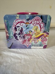 2014 My Little Pony LUNCHBOX PUZZLE 48 pc Rainbow Power Crystal Empire 9.1 x 10