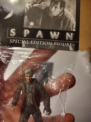 Todd McFarlane Spawn Special Edition Figure Todd The Bum NOS and promo Card