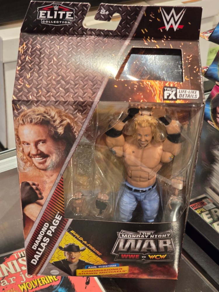 MATTEL WWE VS WCW MONDAY NIGHT RAW DIAMOND DALLAS PAGE ACTION FIGURE ELITE