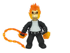 AUTHENTIC MEXICAN TOY ACTION FIGURE PARODY HOMER THE SIMPSON GHOST RIDER