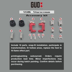 GO BETTER Filling Parts Filler Upgrade Kit For SS86 Starscream