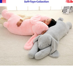 Giant Bunny Plush Toy Long Stuffed Rabbit Pillow Kids Gift