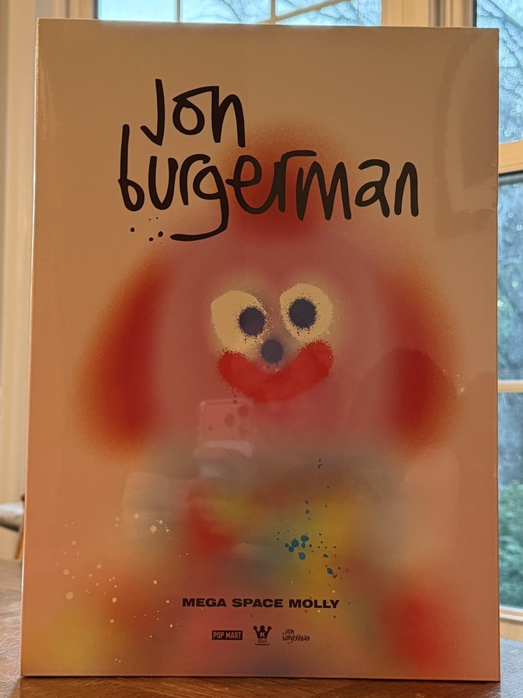 Pop Mart Mega Space Molly 400% Jon Burgerman, New, US Seller