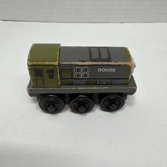 Thomas Wooden Railway Train MAGIC RAILROAD LOT DODGE SPLATTER LADY DIESEL 10