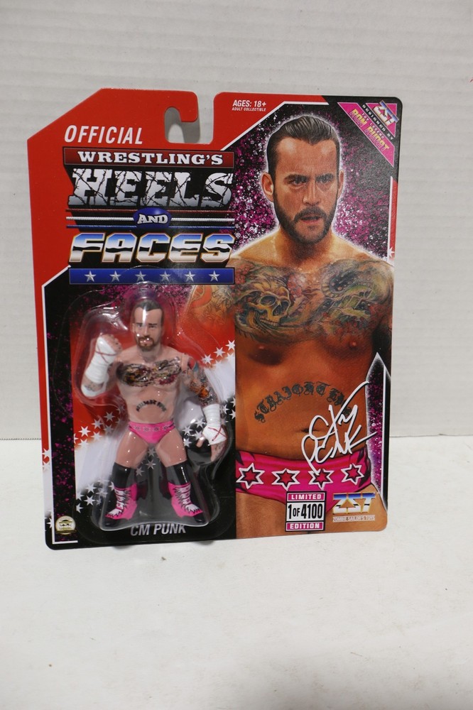 NEW Wrestling’s Heels & Faces CM Punk Zombie Sailor Toys Limited Edition Figure