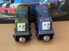 2000 Learning Curve Wooden Thomas Train Magic Railroad Dodge & Splatter! Read!