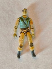 GI Joe ARAH Series 2 1983 Airborne v1 with Uncut Full Card Back – Complete