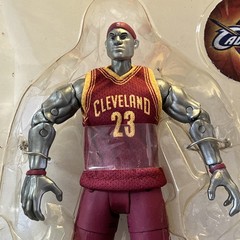 Jazware NBA Heroes Series 1 Lebron James Cleveland 6” Silver Action Figure