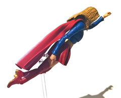 McFarlane DC Multiverse Supergirl + CUSTOM Head & Flight Stand