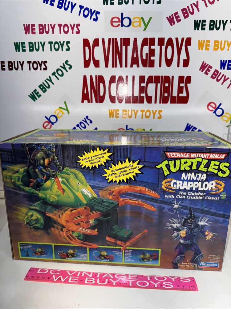 Teenage Mutant Ninja Turtles TMNT GRAPPLOR Battery Powered Playmates MISB 1992