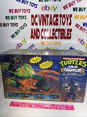Teenage Mutant Ninja Turtles TMNT GRAPPLOR Battery Powered Playmates MISB 1992