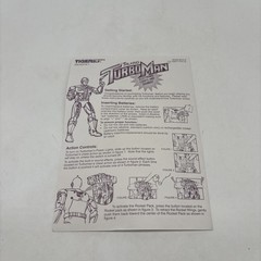 Vintage Tiger Talking Turbo Man Instruction Manual Only!