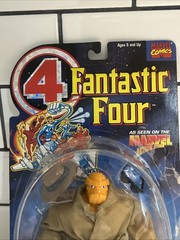 Fantastic Four The Thing II with Cloth Coat Marvel Action Hour M.O.C. Toy Biz
