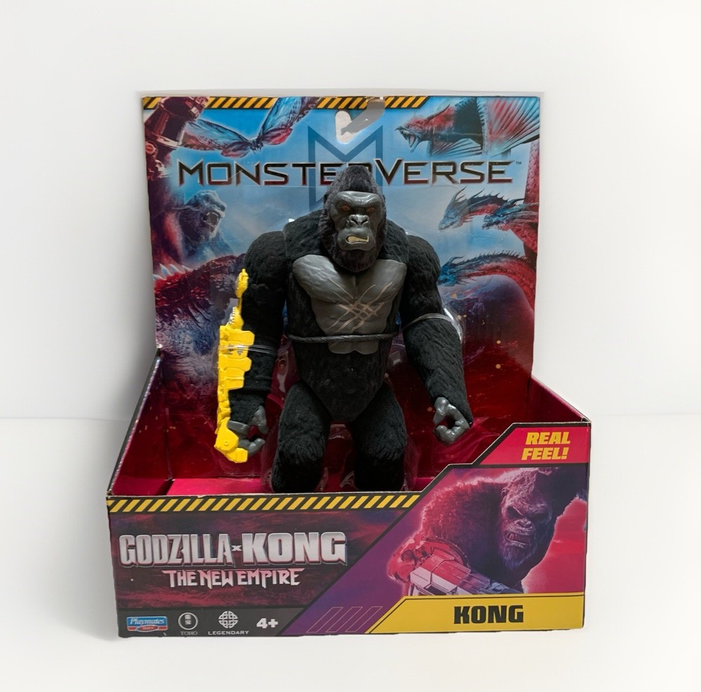 NEW Godzilla x Kong The New Empire: Kong Real Feel Fur 6in Action Figure