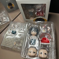 1. L Lawliet Nendoroid 1200 Death Note Interchangeable Face Anime Model Toy