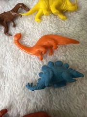Dinosaurs Lot Of 16 Prehistoric Jurassic Figures Plastic Rubber Vtg 60’s 70’s