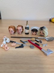 NECA Horror Movie Action Figures Big Lot of 25 Figures & Accessories