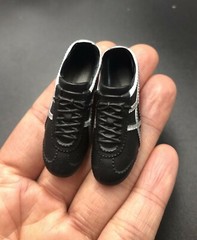 1/6 scale BLACK Sneakers Shoes HOLLOW for 12” Female Action Figure Accessories