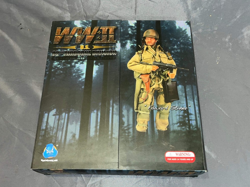 1/6 Scale WWII US Normandy Paratrooper Edward Stiner – NIB DID – *BR*
